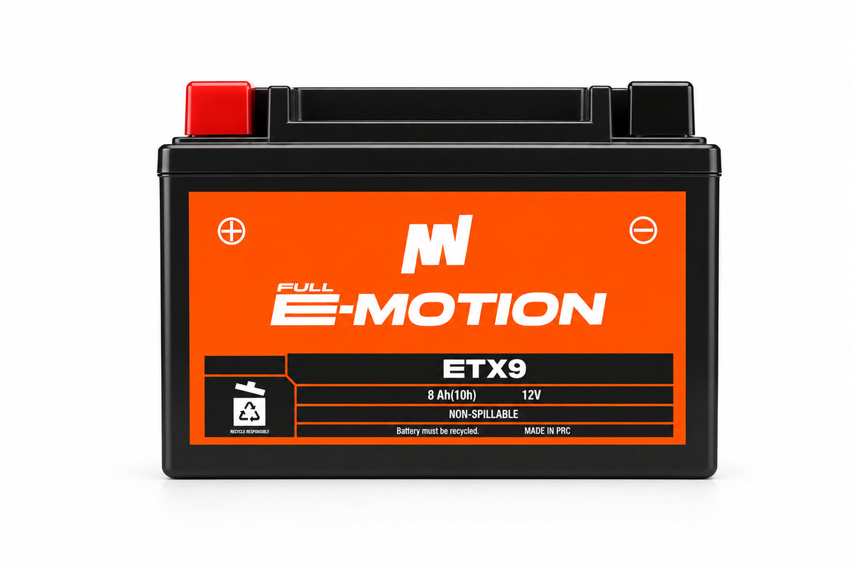 Batería E-MOTION ETX9 12 V 8 Ah