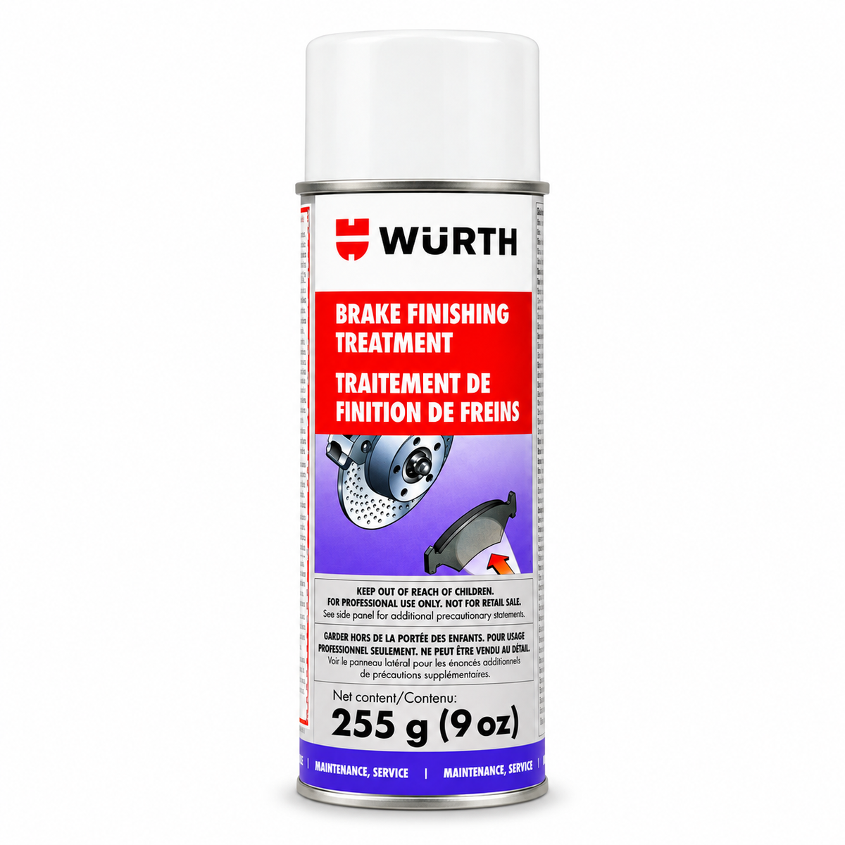 Tratamiento de Acabado para Frenos Würth – 255 g